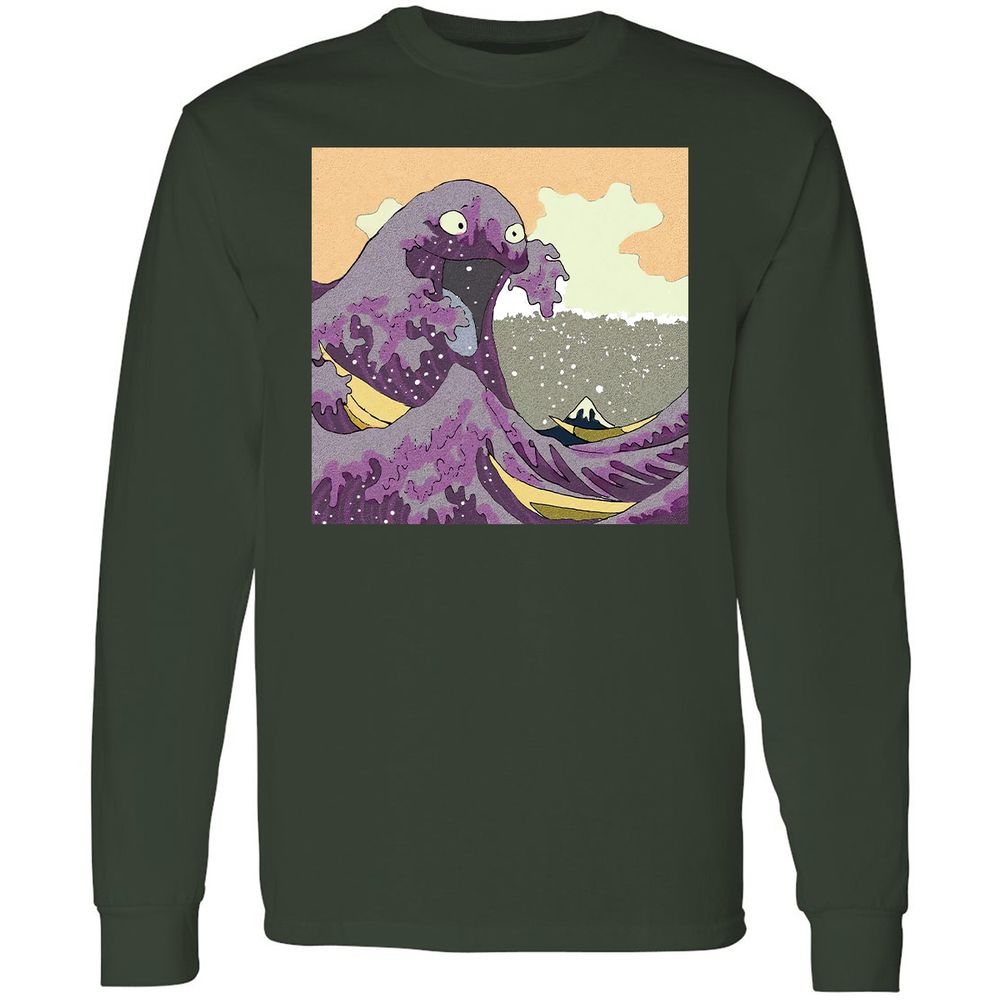 Long Sleeve T-Shirt - GB89DPKG - Forest Green - 4