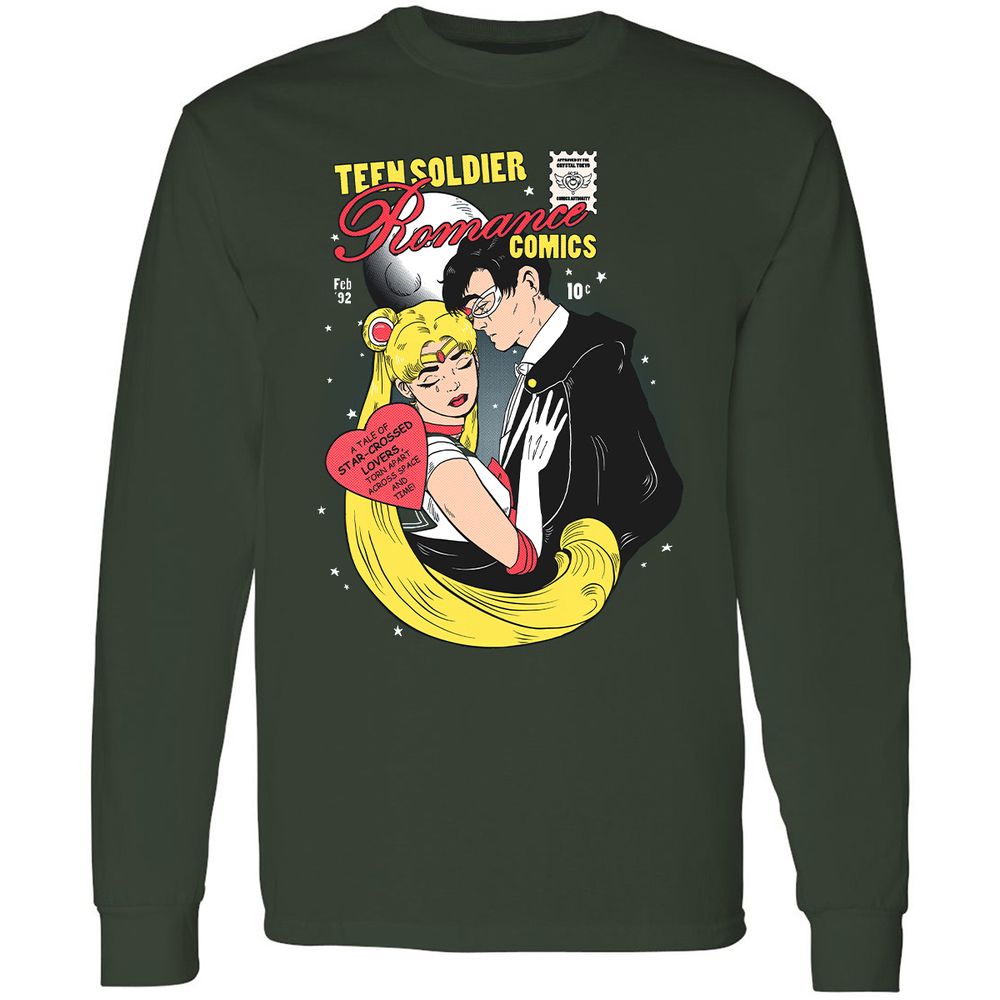 Long Sleeve T-Shirt - SLCL6H4K - Forest Green - 4