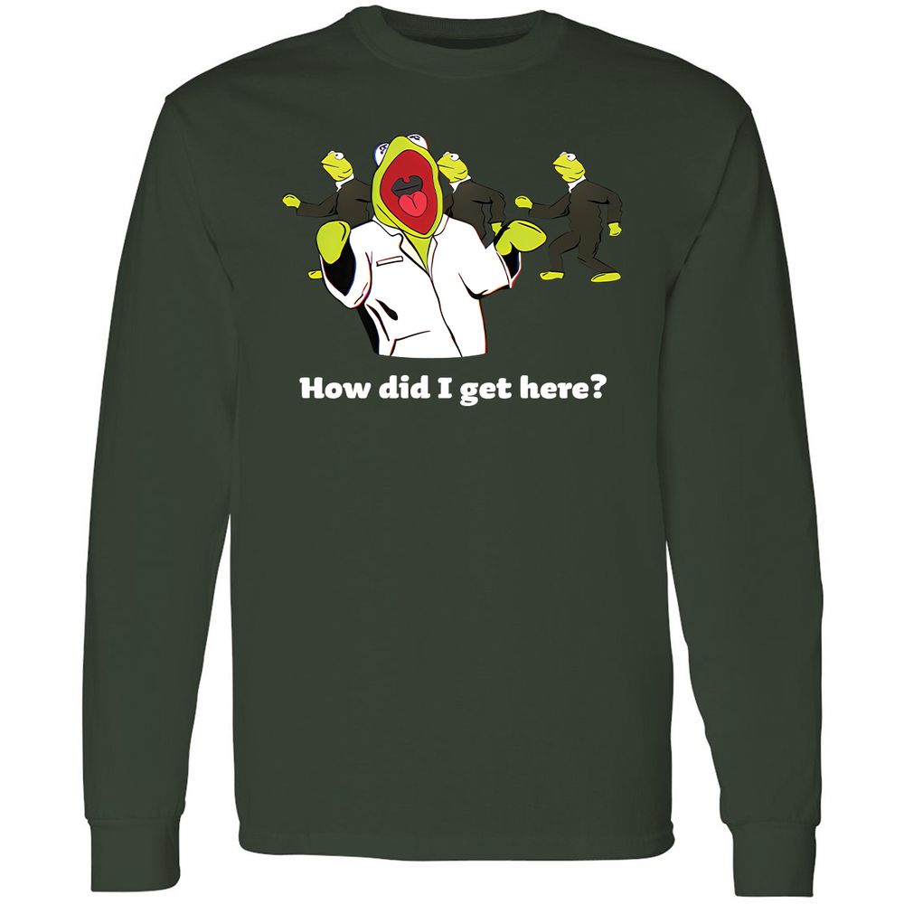 Long Sleeve T-Shirt - 1ULH1YN8 - Forest Green - 4