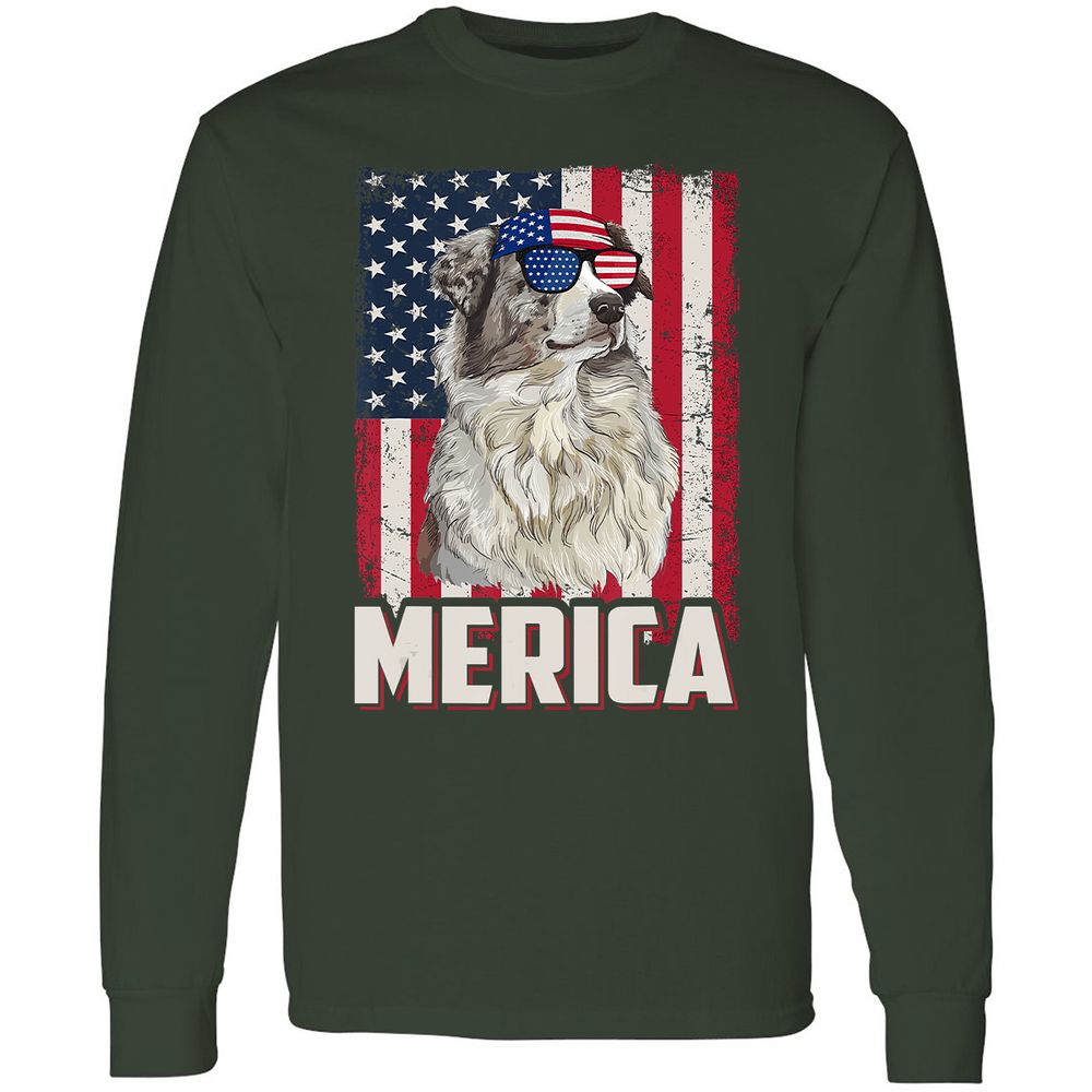 Long Sleeve T-Shirt - 24QAPXBF - Forest Green - 4