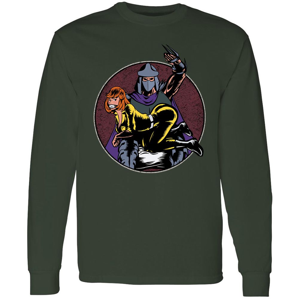 Long Sleeve T-Shirt - 5FV1XTJM - Forest Green - 4