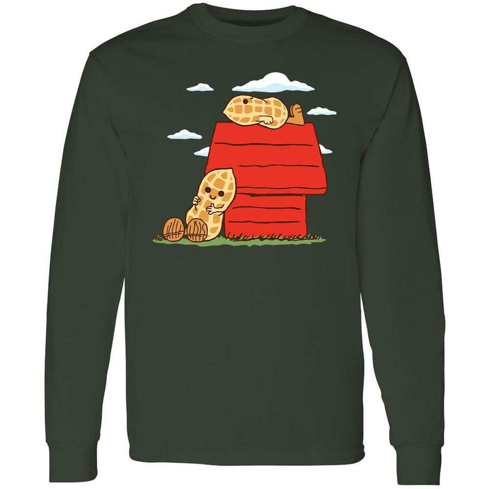 Long Sleeve T-Shirt - NQFU6GRX - Forest Green - 4