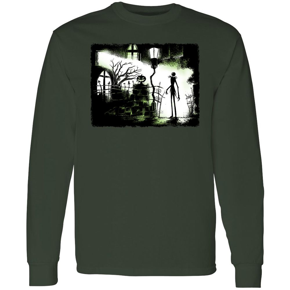 Long Sleeve T-Shirt - Black - Forest Green - 4