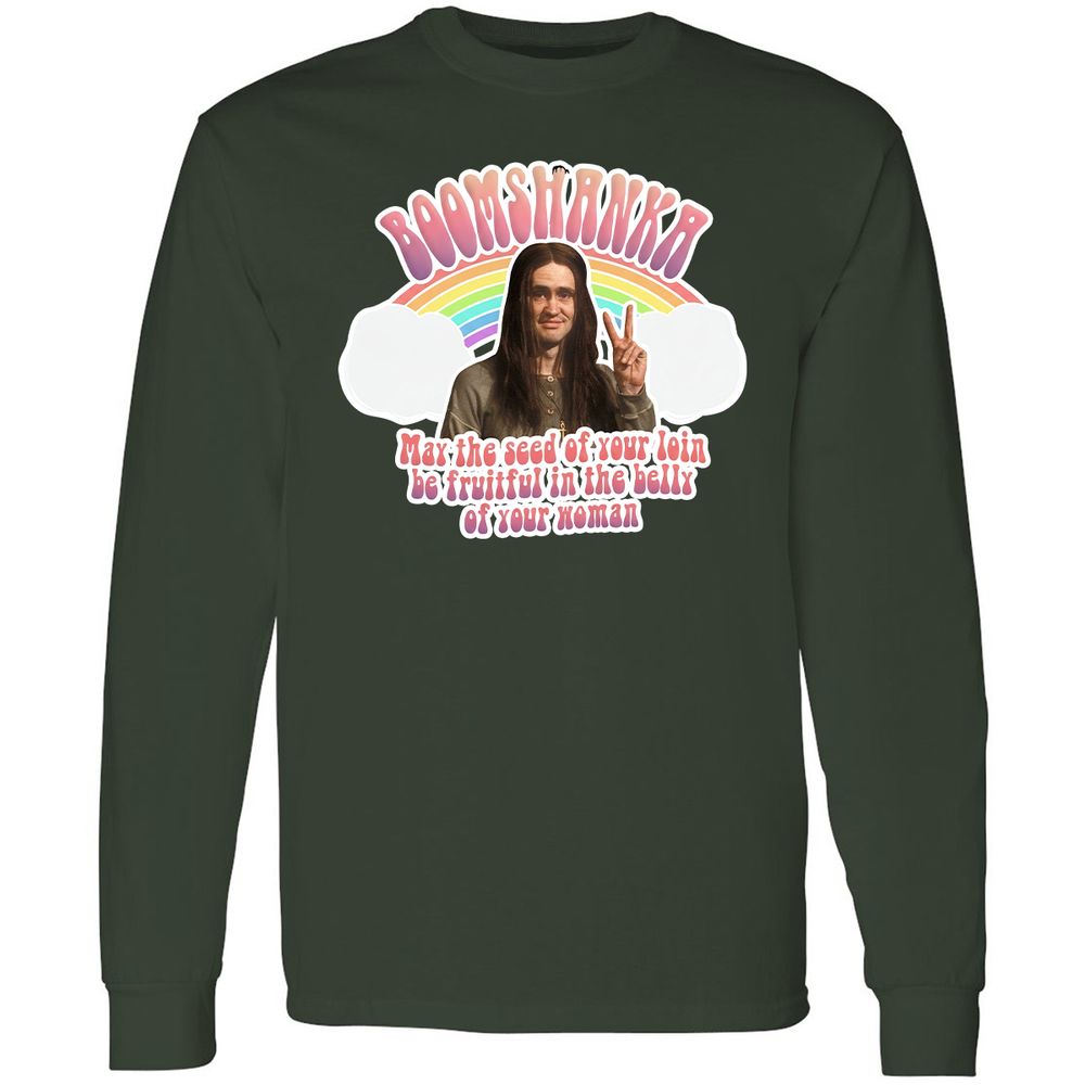 Long Sleeve T-Shirt - 9PWLVS4X - Forest Green - 4