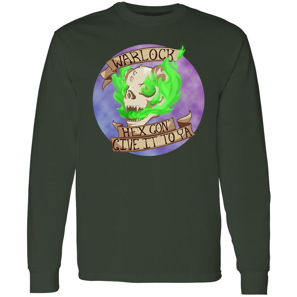 Long Sleeve T-Shirt - 6E19K3A9 - Forest Green - 4