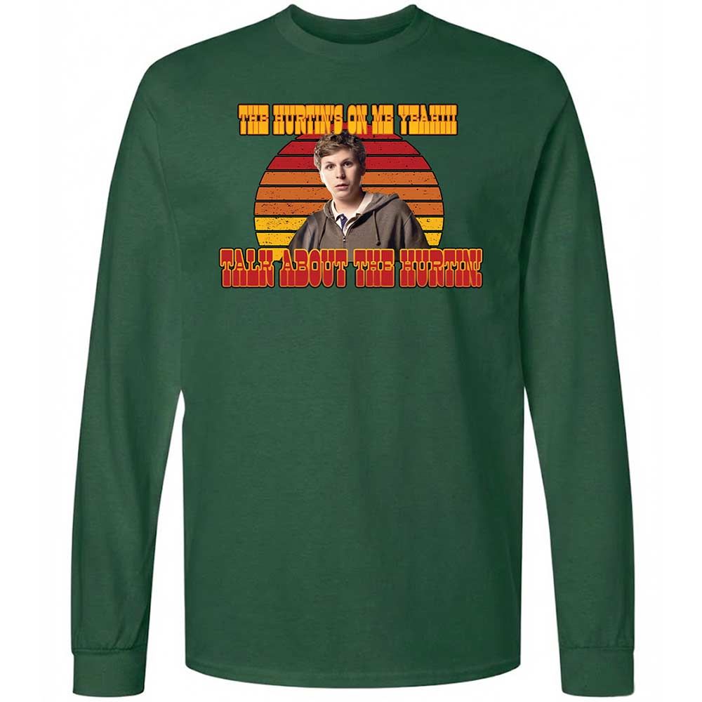Long Sleeve T-Shirt - JWN83XKJ - Forest Green - 4