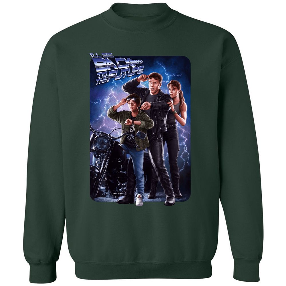 Classic Unisex Sweatshirt - SYL43WUB - Forest Green - 4