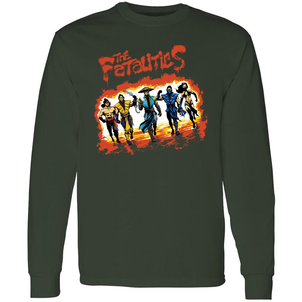 Long Sleeve T-Shirt - H7U4TXAE - Forest Green - 4