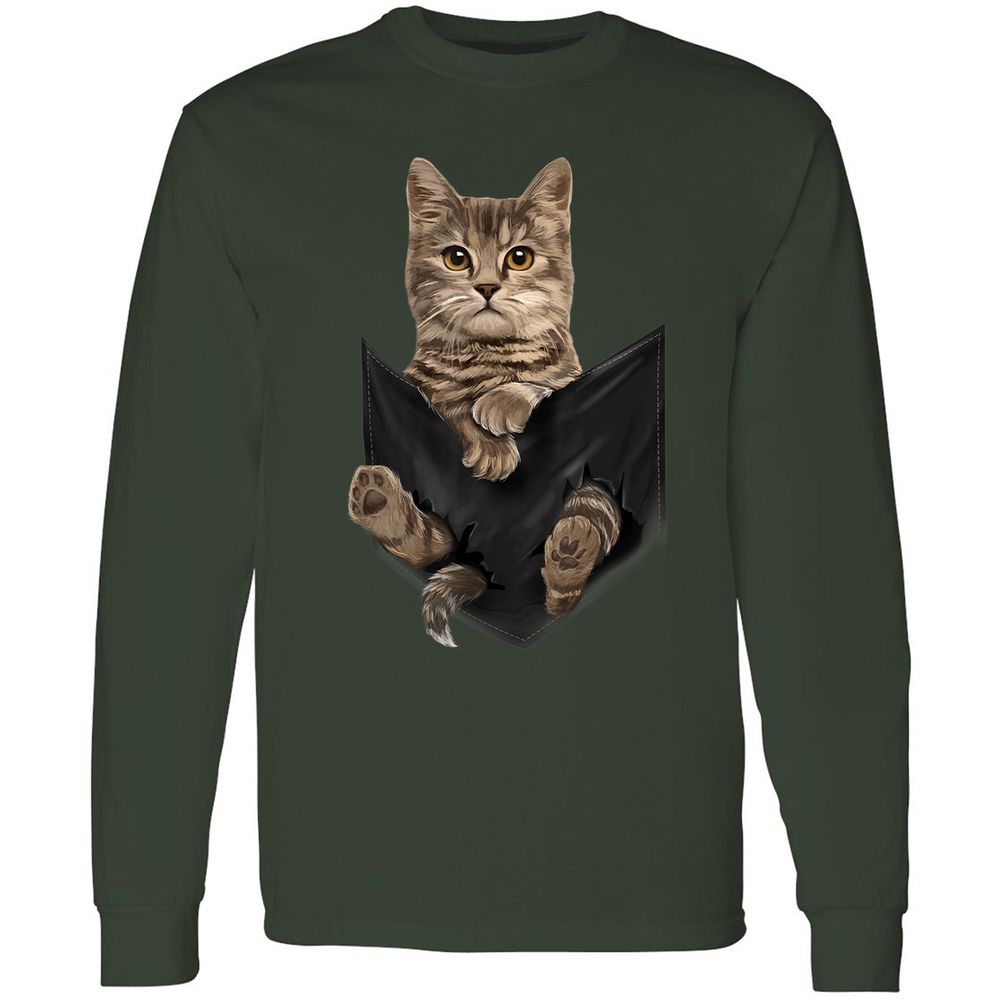 Long Sleeve T-Shirt - 27RCSU6L - Forest Green - 4