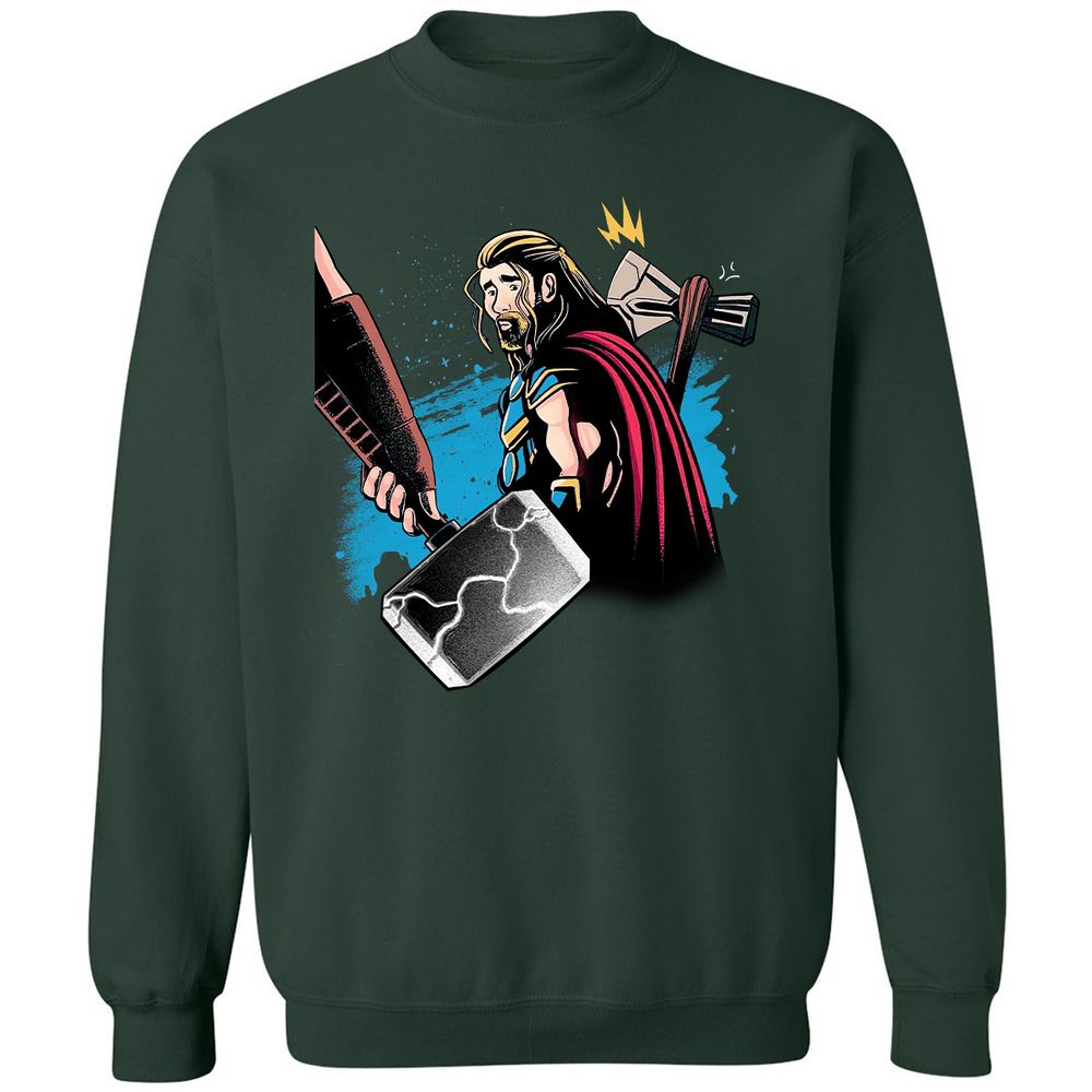 Classic Unisex Sweatshirt - 81FTLT7T - Forest Green - 4