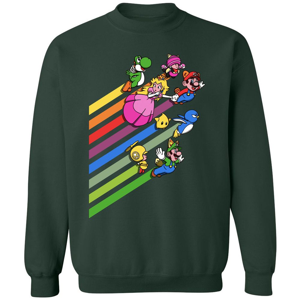 Classic Unisex Sweatshirt - 7LNPKLFZ - Forest Green - 4