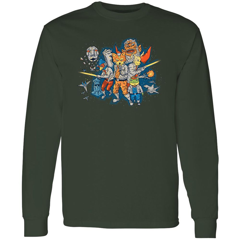 Long Sleeve T-Shirt - ZBWGULX3 - Forest Green - 4