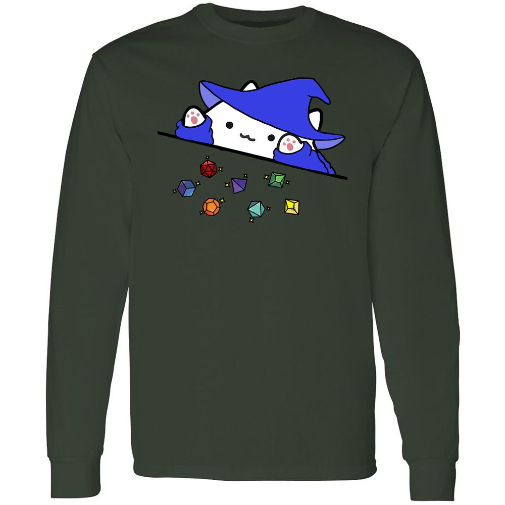 Long Sleeve T-Shirt - JM1DXRK4 - Forest Green - 4