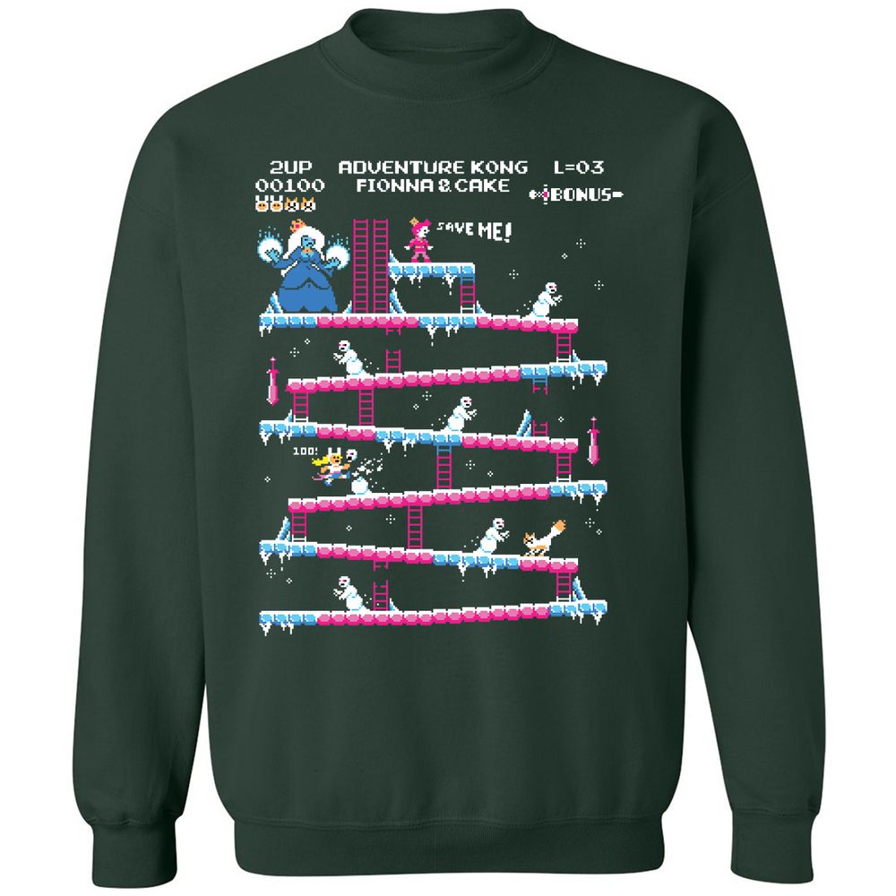 Classic Unisex Sweatshirt - D3G7648B - Forest Green - 4