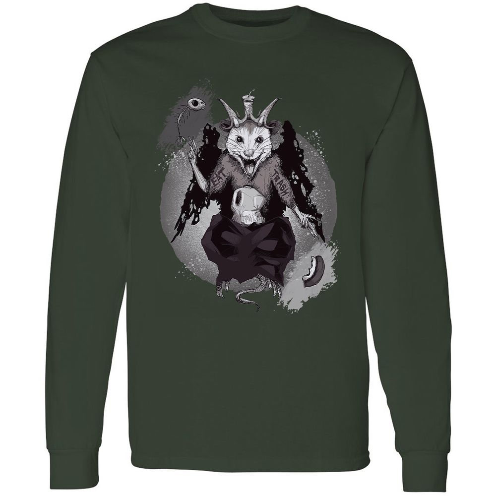 Long Sleeve T-Shirt - 4BDCHPYE - Forest Green - 4