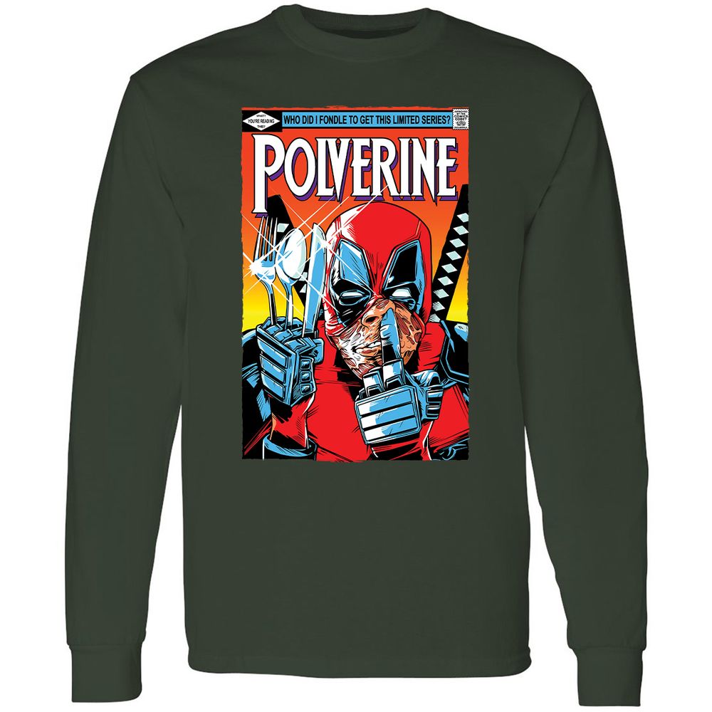 Long Sleeve T-Shirt - NYVUJRT5 - Forest Green - 4