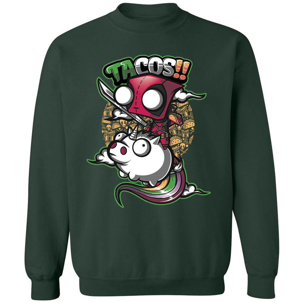 Classic Unisex Sweatshirt - QT1XGSMQ - Forest Green - 4