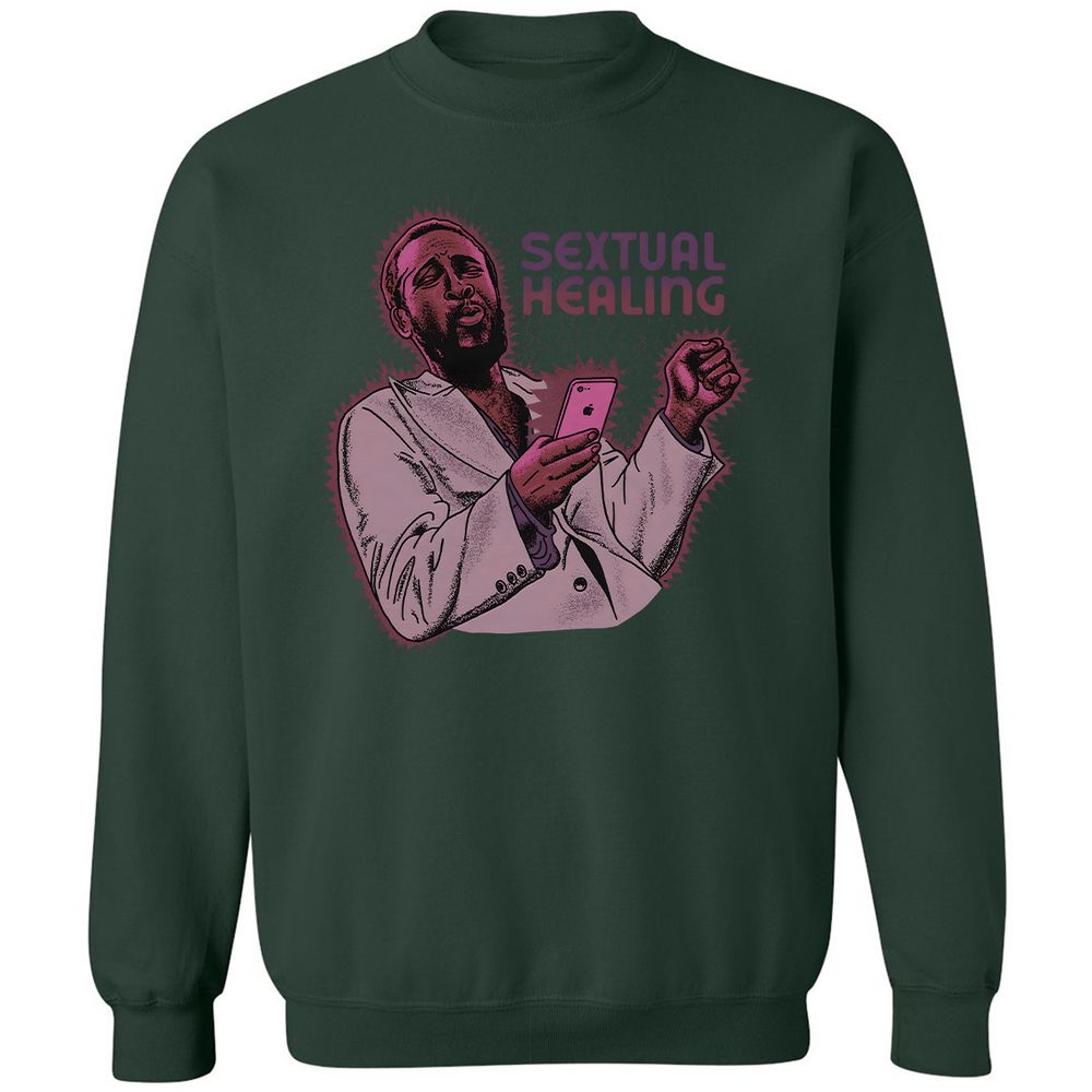 Classic Unisex Sweatshirt - 51X5DPJ8 - Forest Green - 4