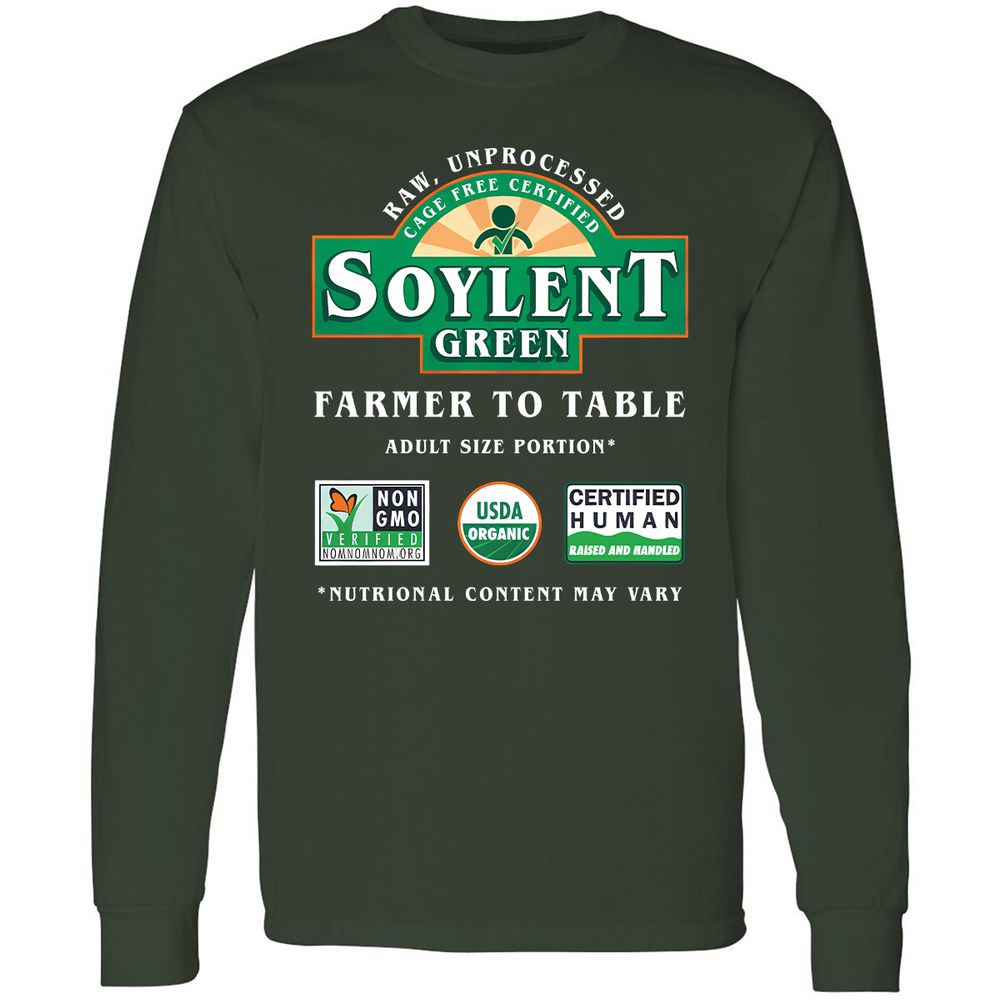 Long Sleeve T-Shirt - G16KKQ8D - Forest Green - 4