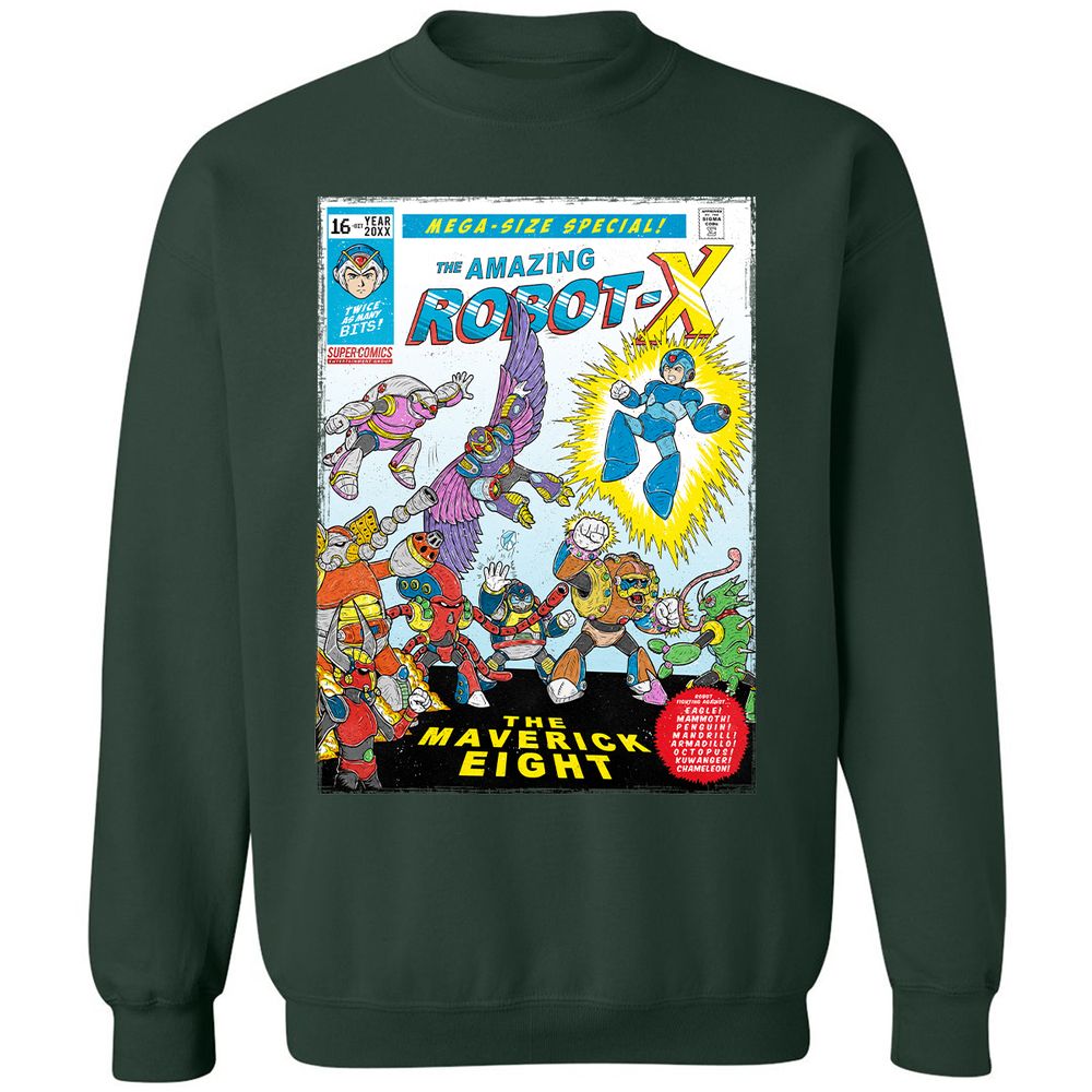 Classic Unisex Sweatshirt - Y1US9KRH - Forest Green - 4