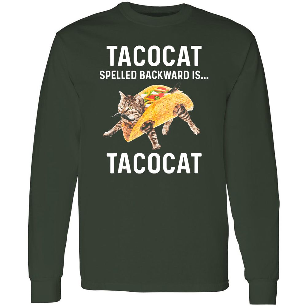 Long Sleeve T-Shirt - QHFGC9S2 - Forest Green - 4