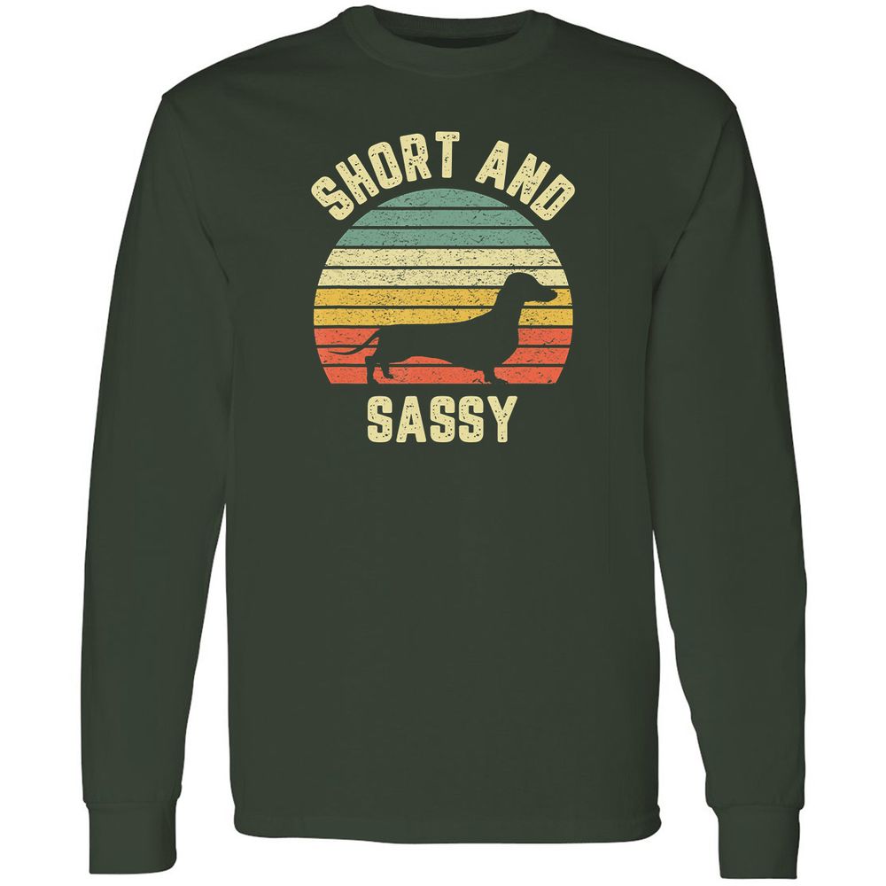 Long Sleeve T-Shirt - 7C1SB3LK - Forest Green - 4