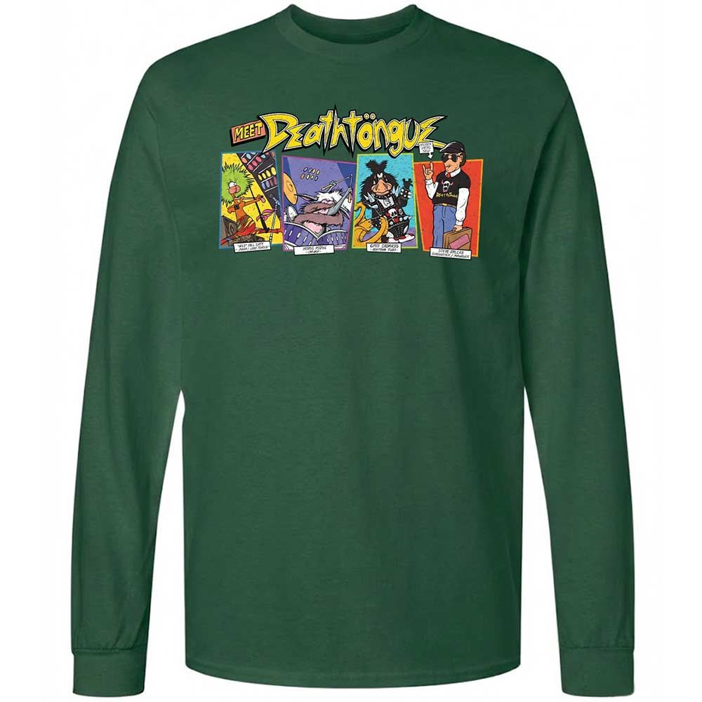 Long Sleeve T-Shirt - FCUVLTMR - Forest Green - 4