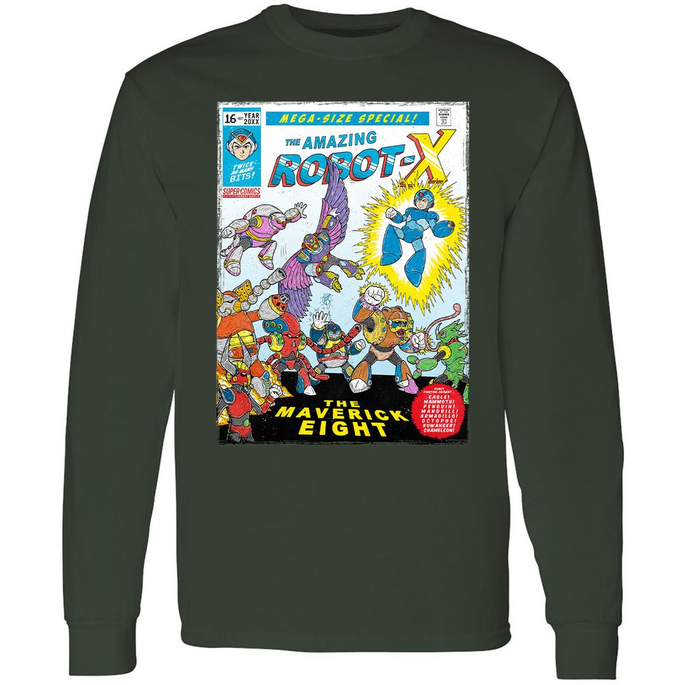 Long Sleeve T-Shirt - 1Q4FUYPH - Forest Green - 4