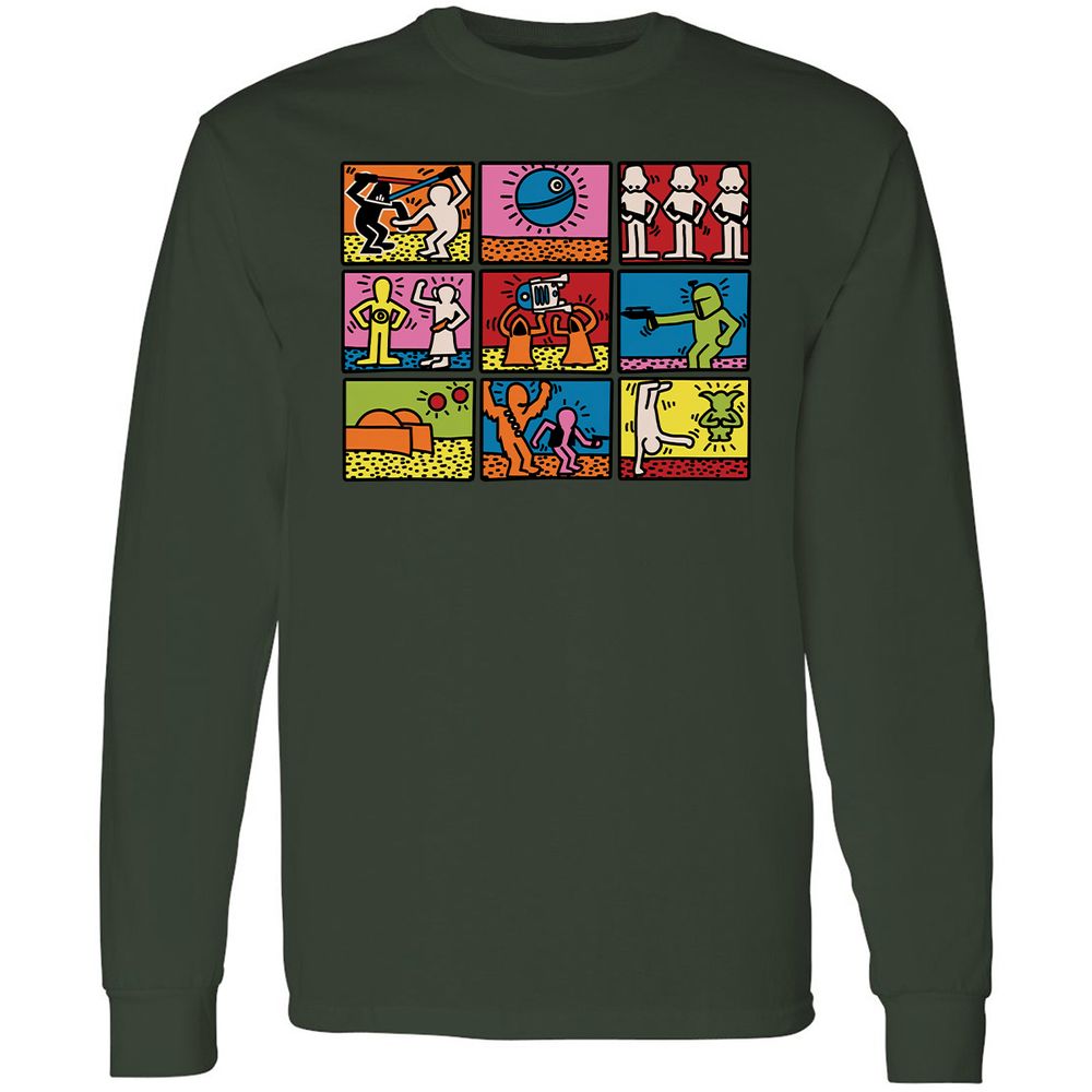 Long Sleeve T-Shirt - HAN7QM4A - Forest Green - 4