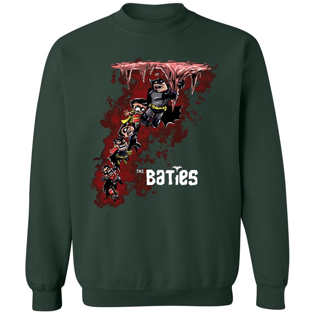 Classic Unisex Sweatshirt - QM5EYBC3 - Forest Green - 4