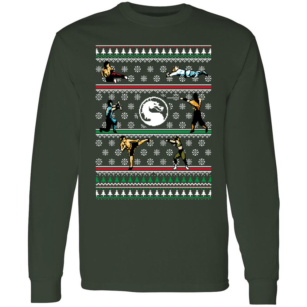 Long Sleeve T-Shirt - 8Y3LLHXJ - Forest Green - 4