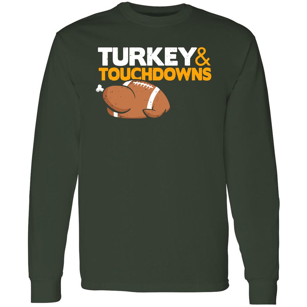 Long Sleeve T-Shirt - TMCFBWN5 - Forest Green - 4