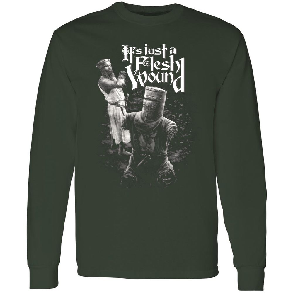 Long Sleeve T-Shirt - XZWL3Y3P - Forest Green - 4