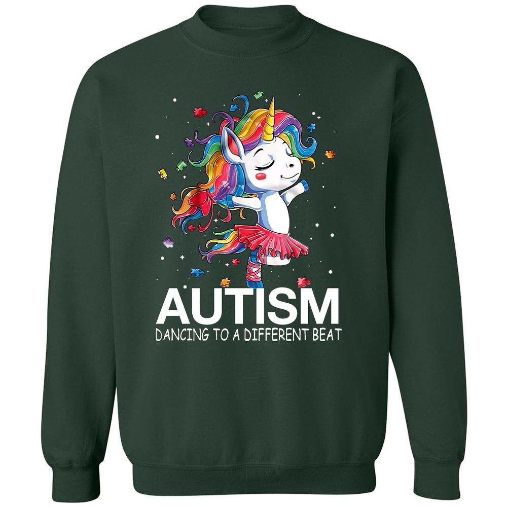 Classic Unisex Sweatshirt - 1QW7BTPC - Forest Green - 4
