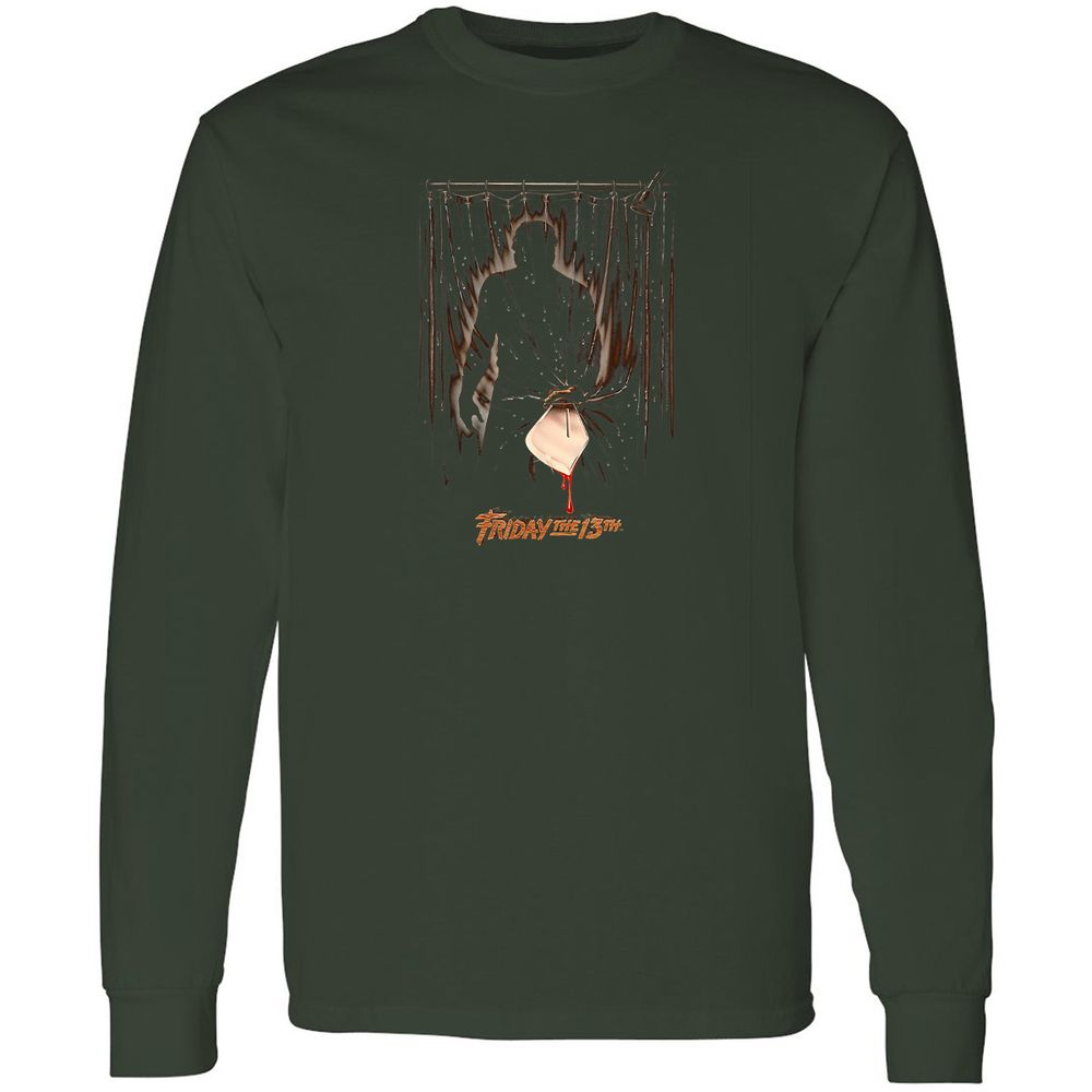 Long Sleeve T-Shirt - RA9C9A8V - Forest Green - 4