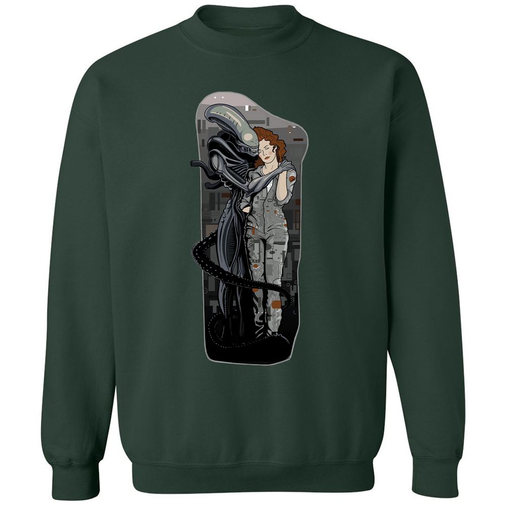 Classic Unisex Sweatshirt - R87XWBL1 - Forest Green - 4