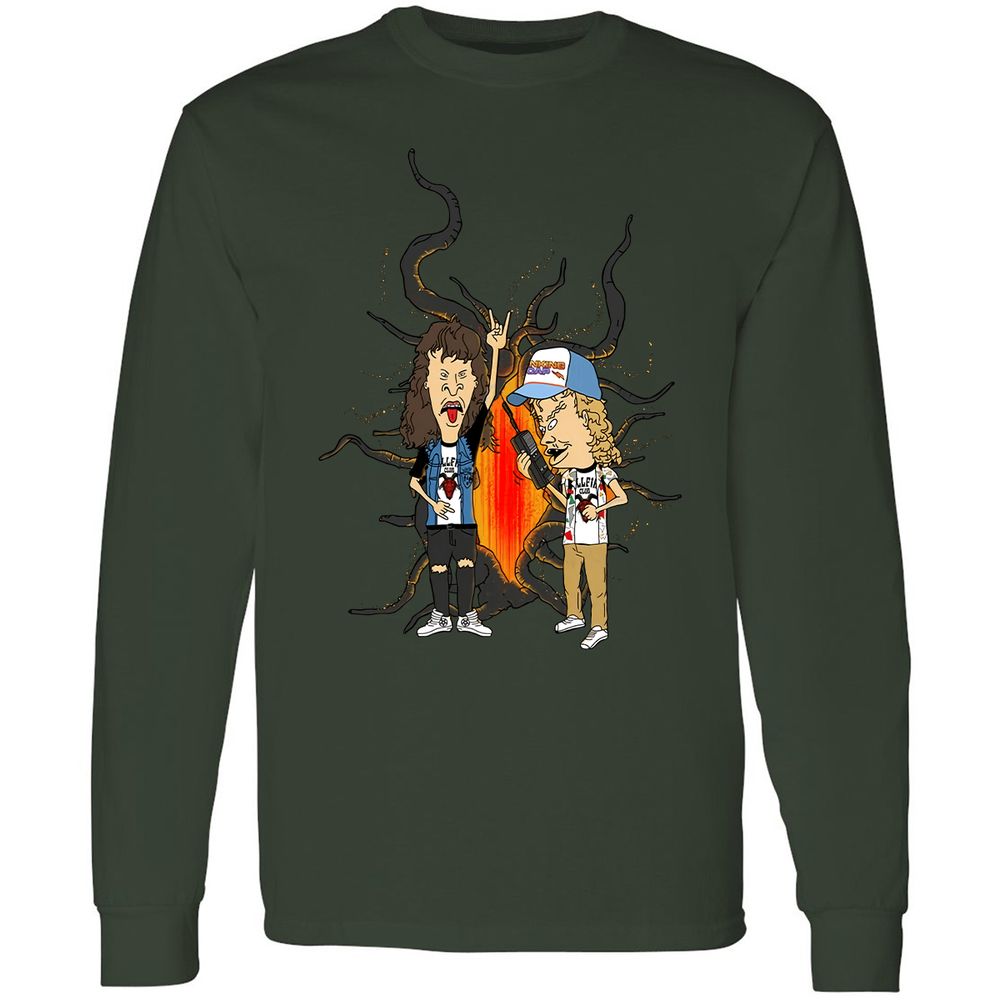 Long Sleeve T-Shirt - R7XD3M28 - Forest Green - 4