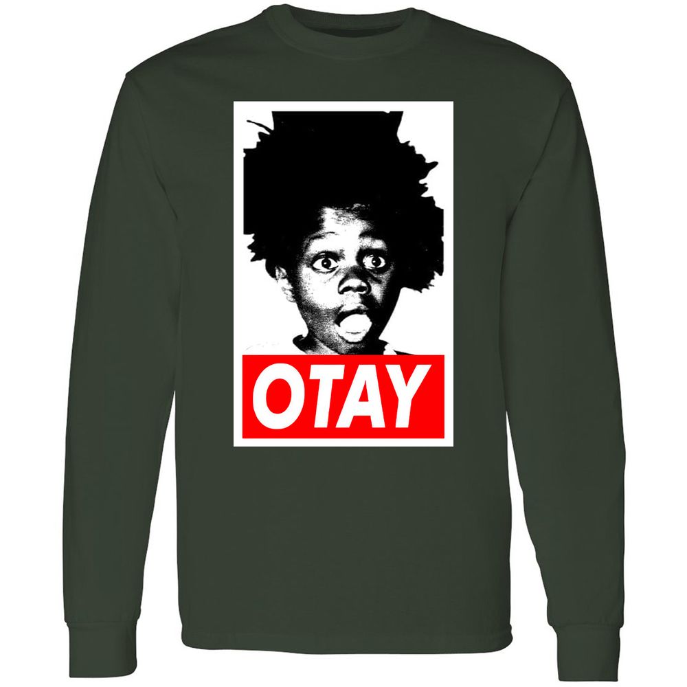 Long Sleeve T-Shirt - GZ91YK5A - Forest Green - 4