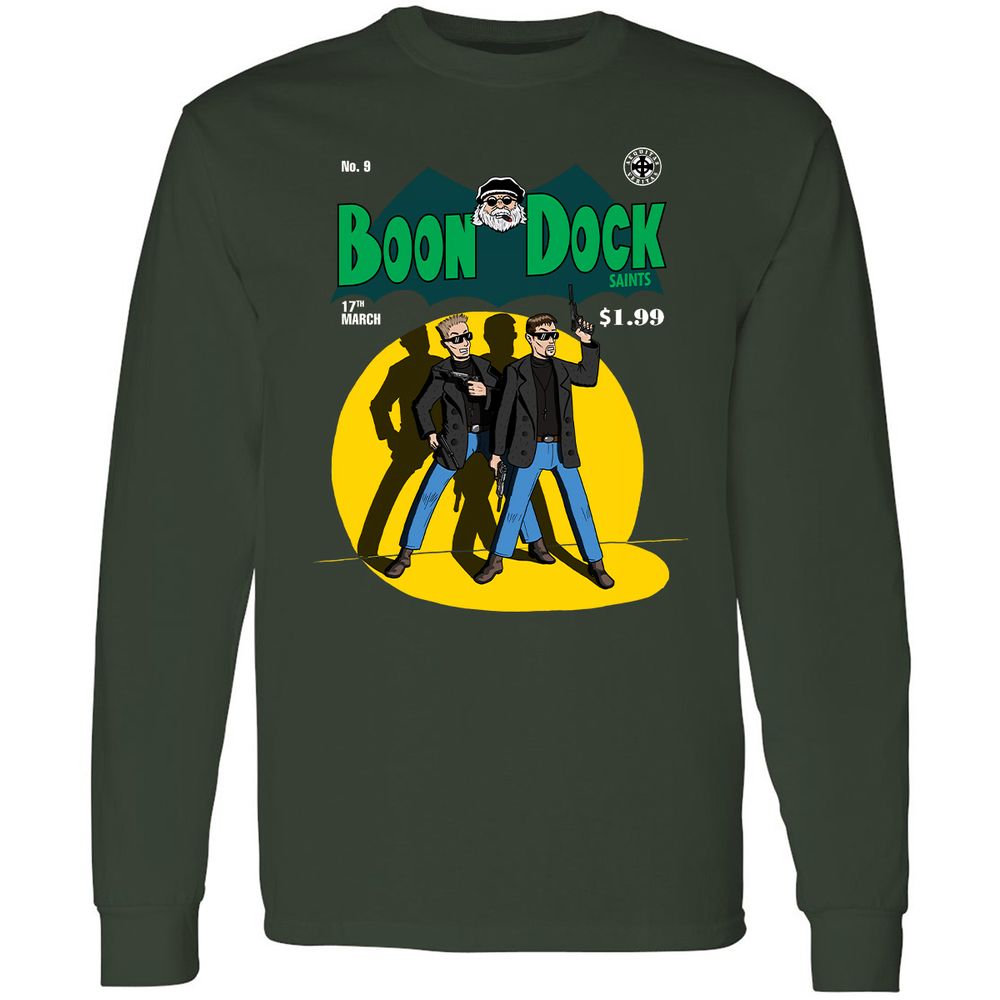 Long Sleeve T-Shirt - DLL8WW6J - Forest Green - 4