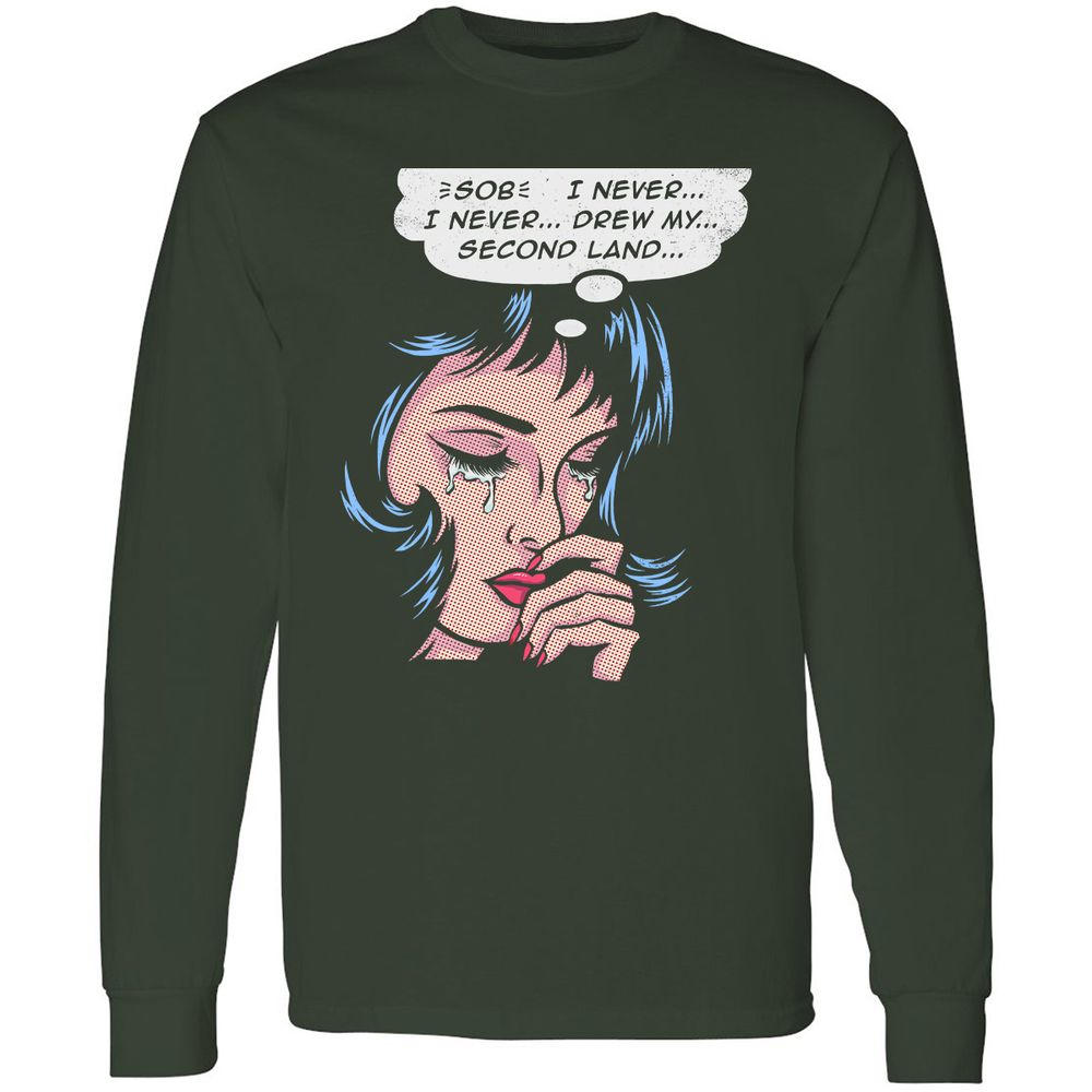 Long Sleeve T-Shirt - LDS3RN8C - Forest Green - 4