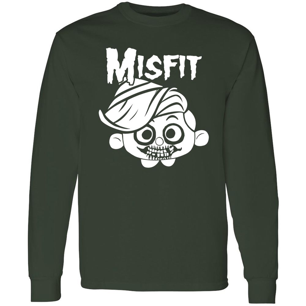 Long Sleeve T-Shirt - CKY2H4NH - Forest Green - 4