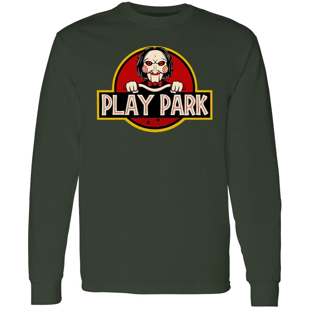 Long Sleeve T-Shirt - 8JNEQBTD - Forest Green - 4