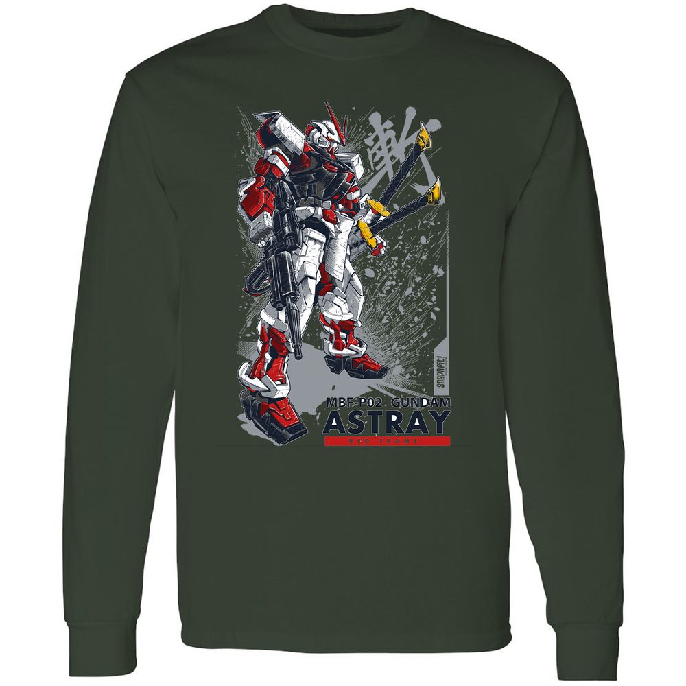 Long Sleeve T-Shirt - HBP8TUM3 - Forest Green - 4