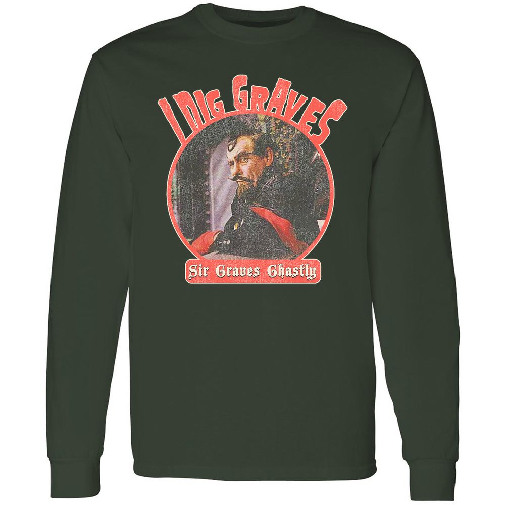Long Sleeve T-Shirt - HJX9KPJW - Forest Green - 4