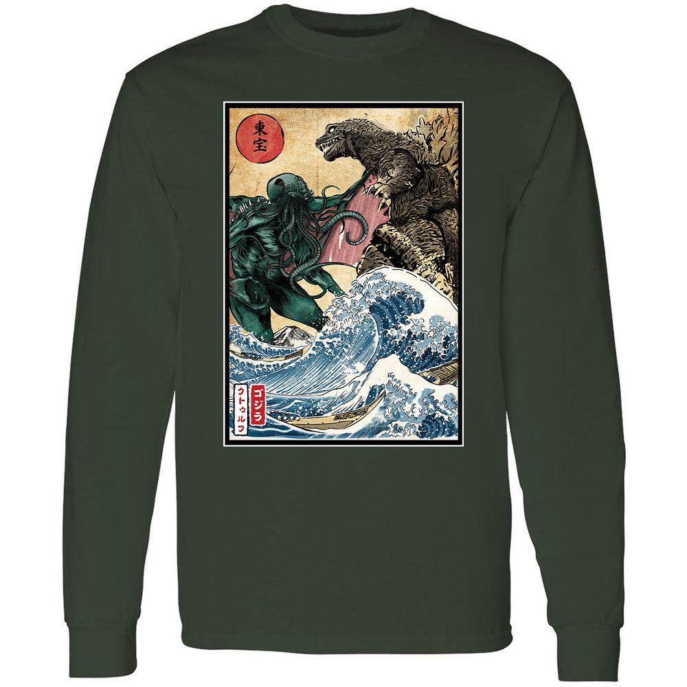 Long Sleeve T-Shirt - PUCBN24H - Forest Green - 4