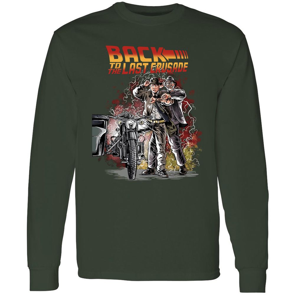 Long Sleeve T-Shirt - PKQYNBGA - Forest Green - 4