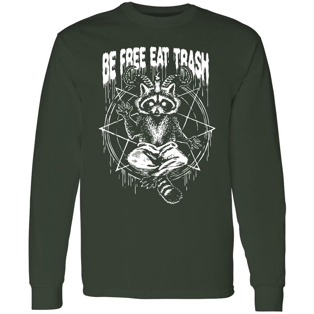 Long Sleeve T-Shirt - D5GYQN5C - Forest Green - 4