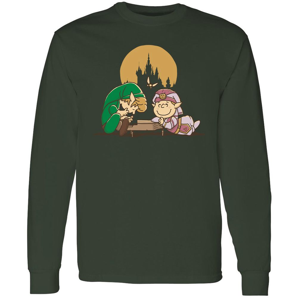 Long Sleeve T-Shirt - F5MEP7NY - Forest Green - 4