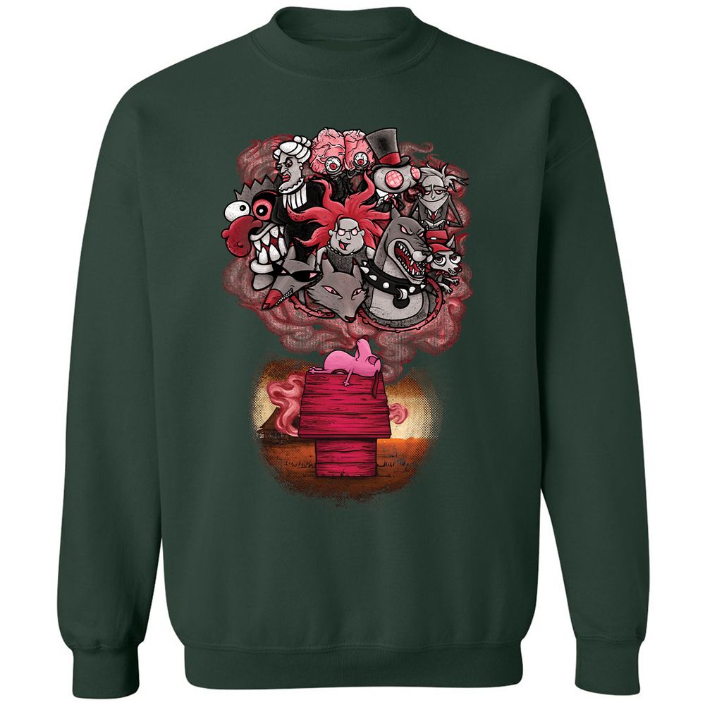 Classic Unisex Sweatshirt - LP51M6N9 - Forest Green - 4