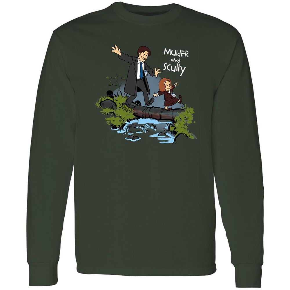 Long Sleeve T-Shirt - 3MWJWC39 - Forest Green - 4